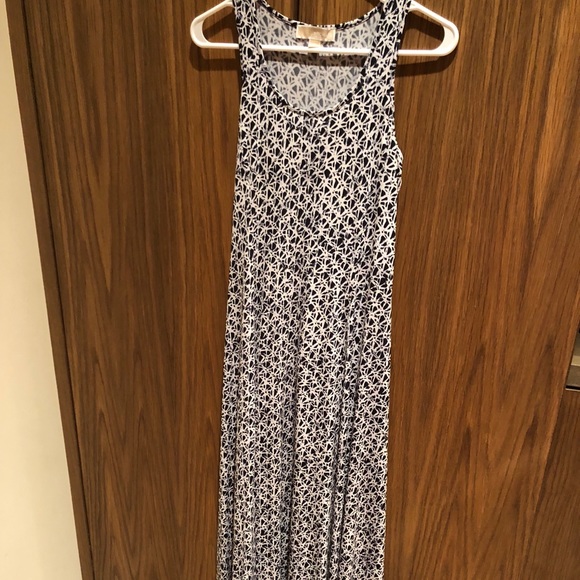 MICHAEL Michael Kors Dresses & Skirts - Michael Kors Blue/White Patterned Maxi Dress